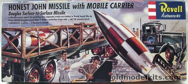 Revell 1/48 Honest John Missile with Mobile Carrier and Truck, H1821-169 plastic model kit